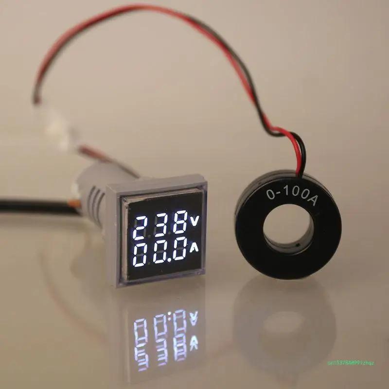 0-100A 60-500V а  LED ÷ а  Decector Squar